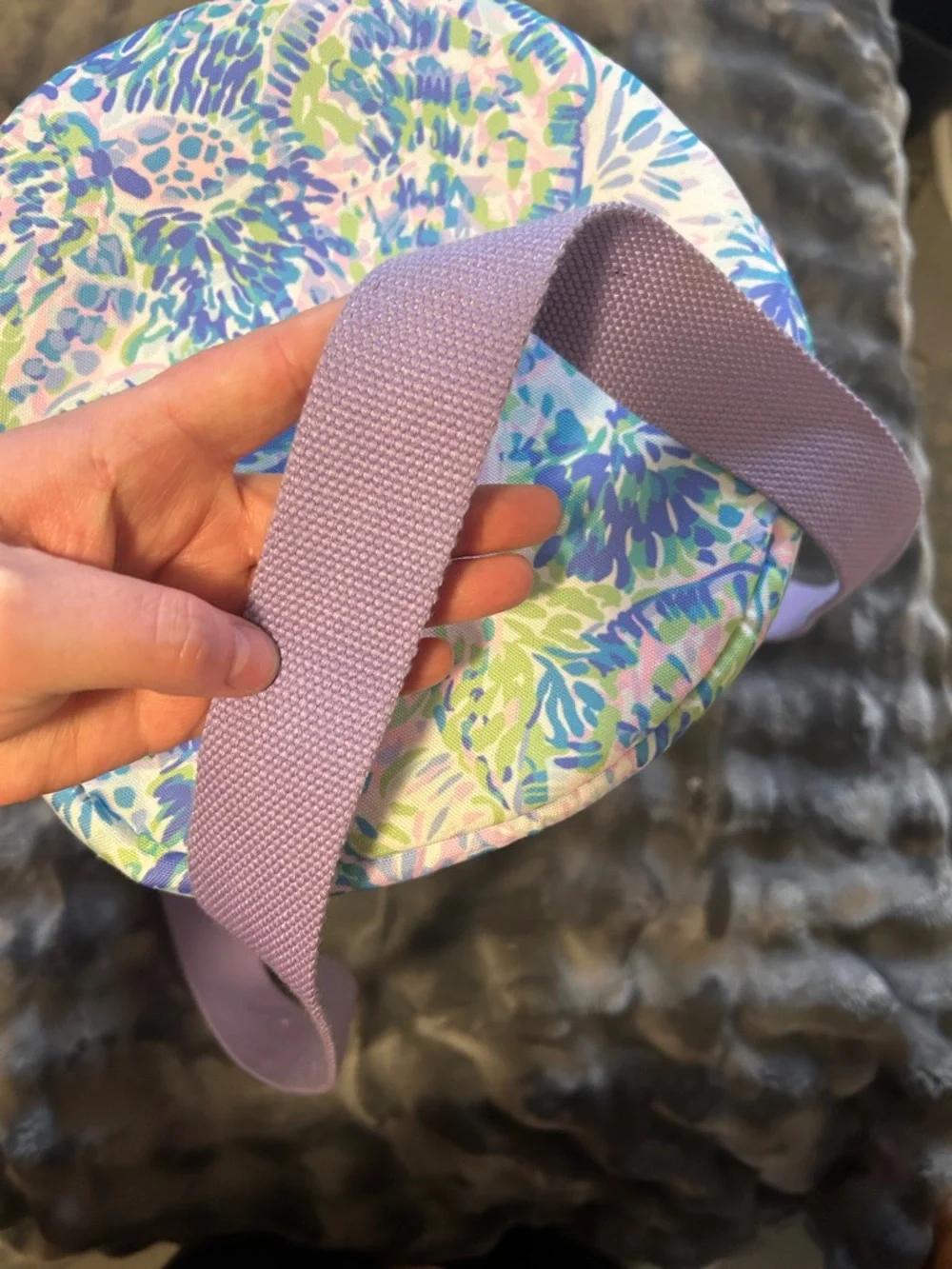 Lilly Pulitzer Pastel Floral Cooler with Gold Logo - Picture 5 of 5